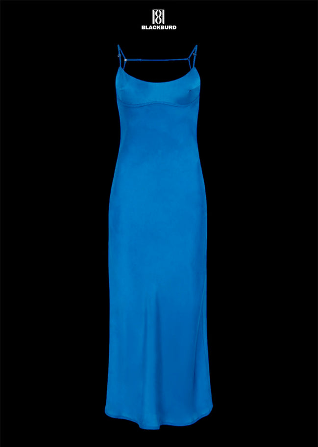 Ceylon Blue Midi Dress