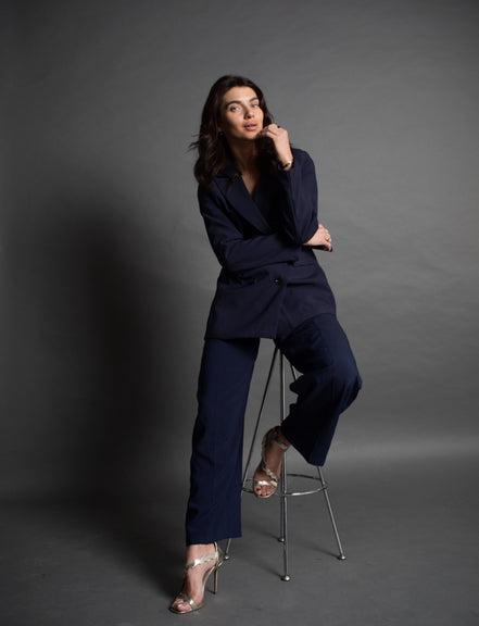 Navy blue blazer