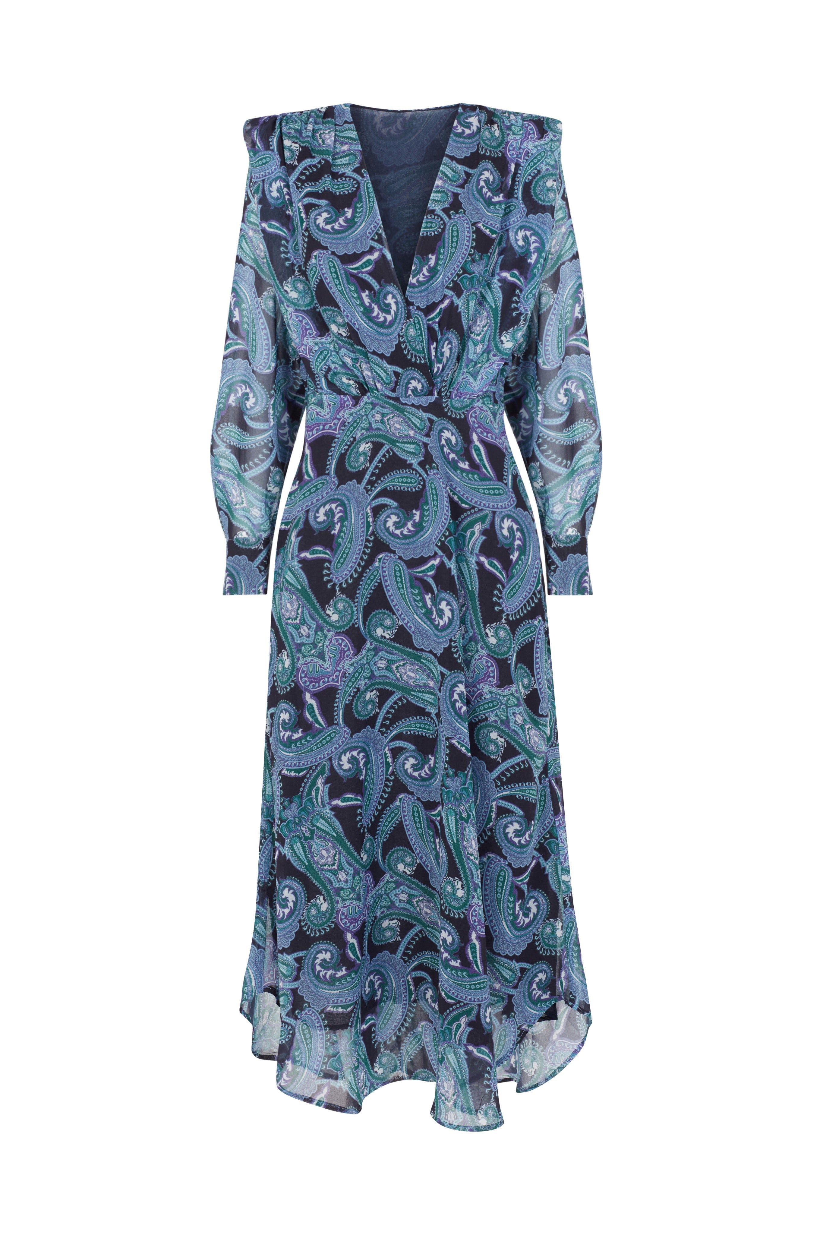 Blue Peony Dress