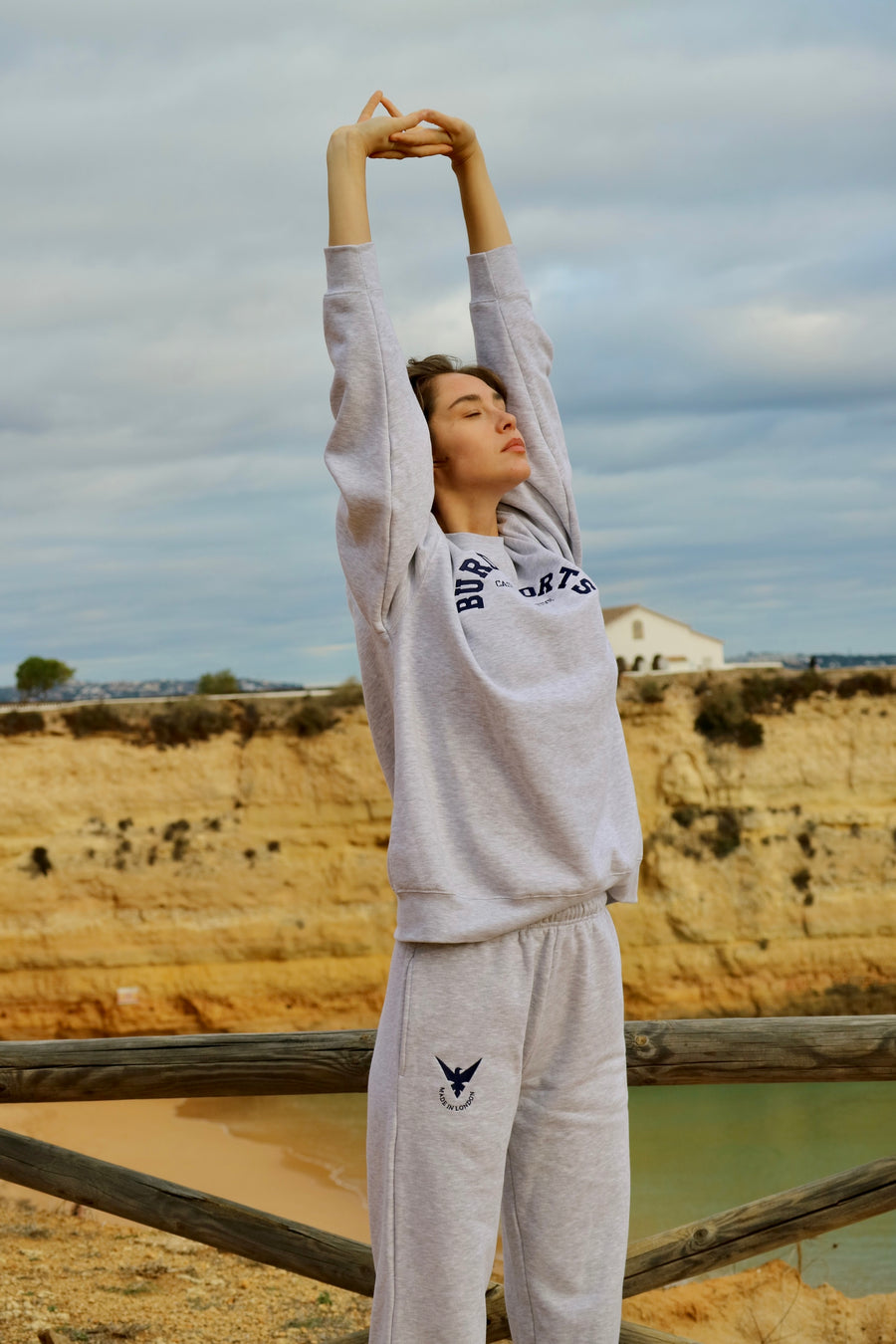 Grey Logo Joggers