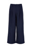 Navy wide leg trousers