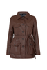 Brown Vegan Leather coat