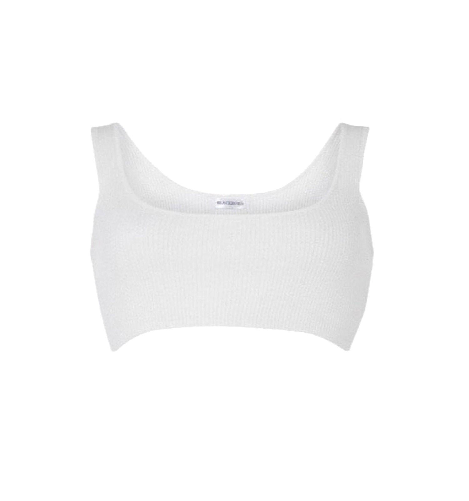 Soft white crop top