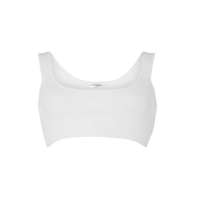Soft white crop top