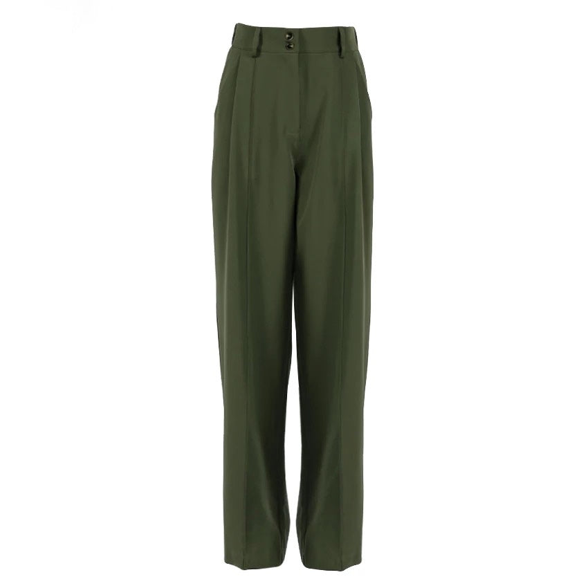 Khaki Green Gretta Trousers