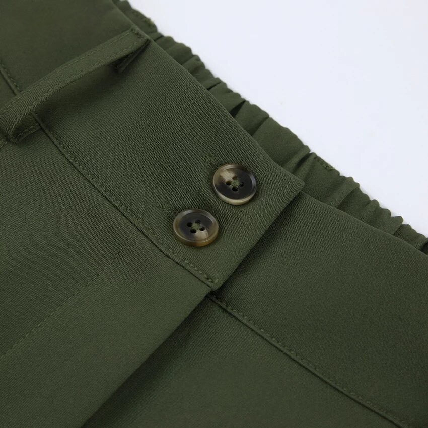 Khaki Green Gretta Trousers