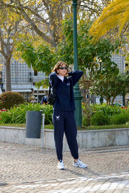 Navy Logo Joggers