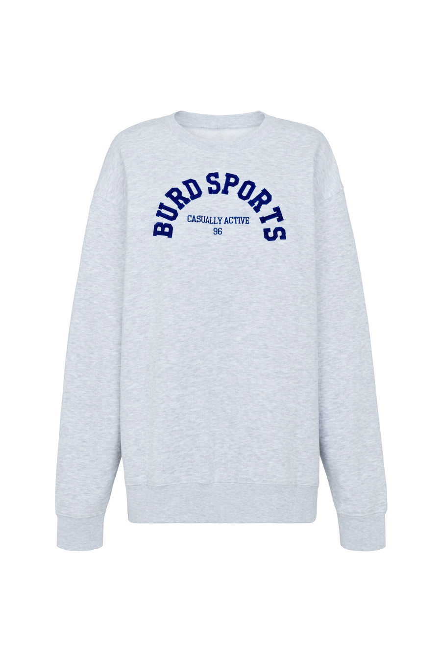 Burd Sports Sweatshirt- Grey & Navy